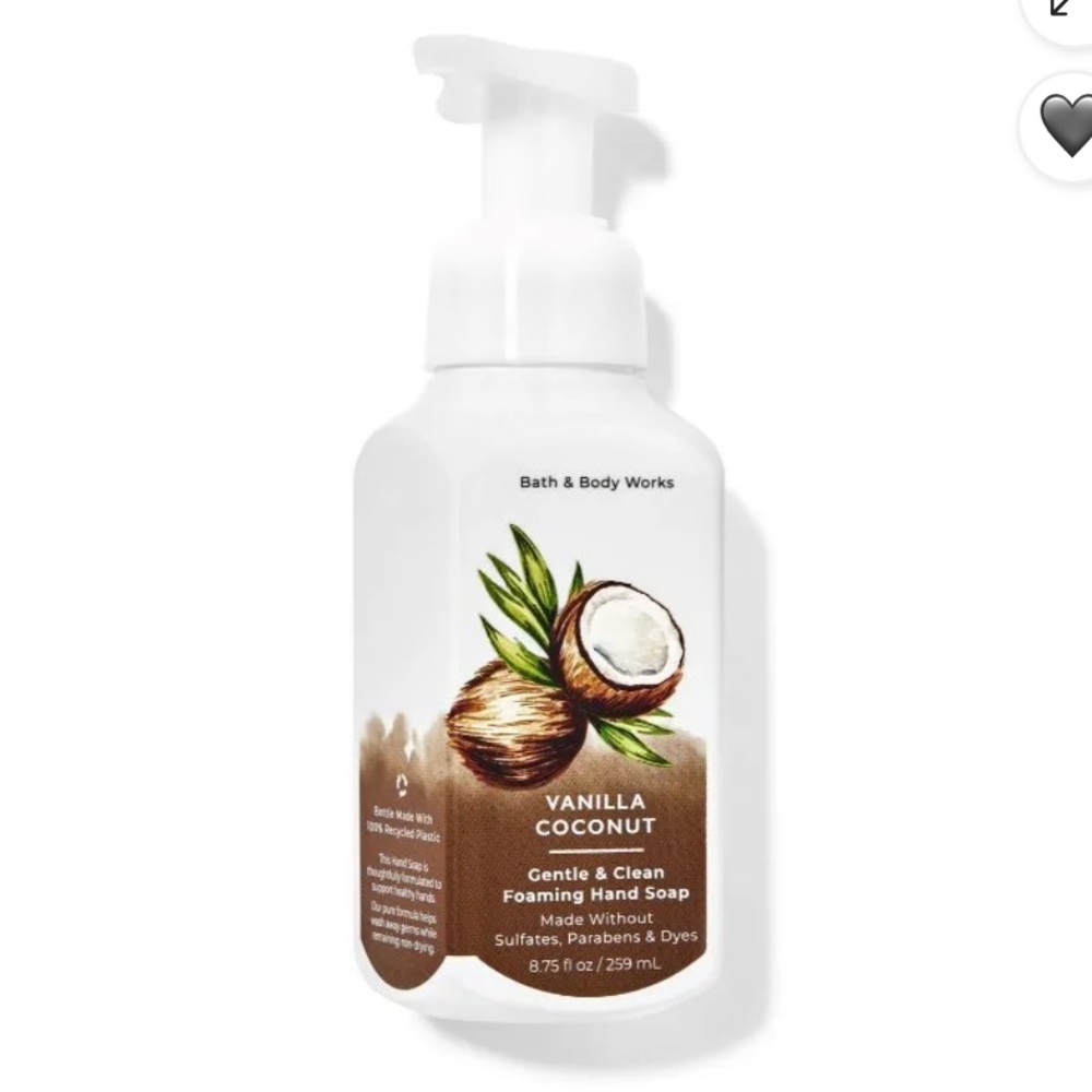 Bath and Body Works Vanilla Coconut Foaming Hand Soap